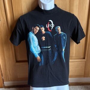 Vintage UFO English Rock Band Black T-Shirt Size Youth Large (38)